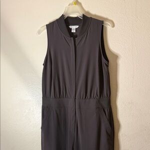 Athleta size 12 Brooklyn Utility  olive green Jumpsuit